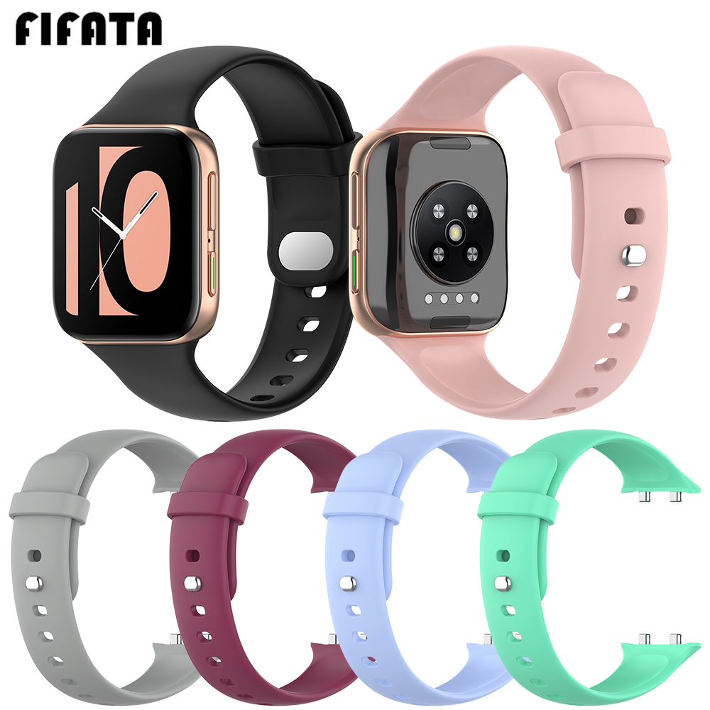 Smartwatch Oppo Watch - FIFATA-OPPO 워치용 컬러풀 소프트 실리콘 스포츠