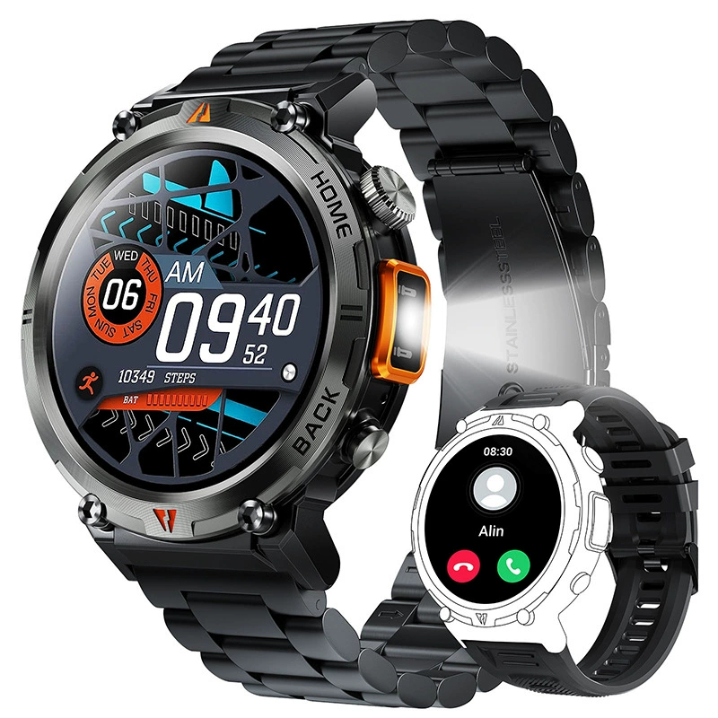Smartwatch Watches Wallpaper - 남성용 스마트워치 2026 블루투스 음악 메시지