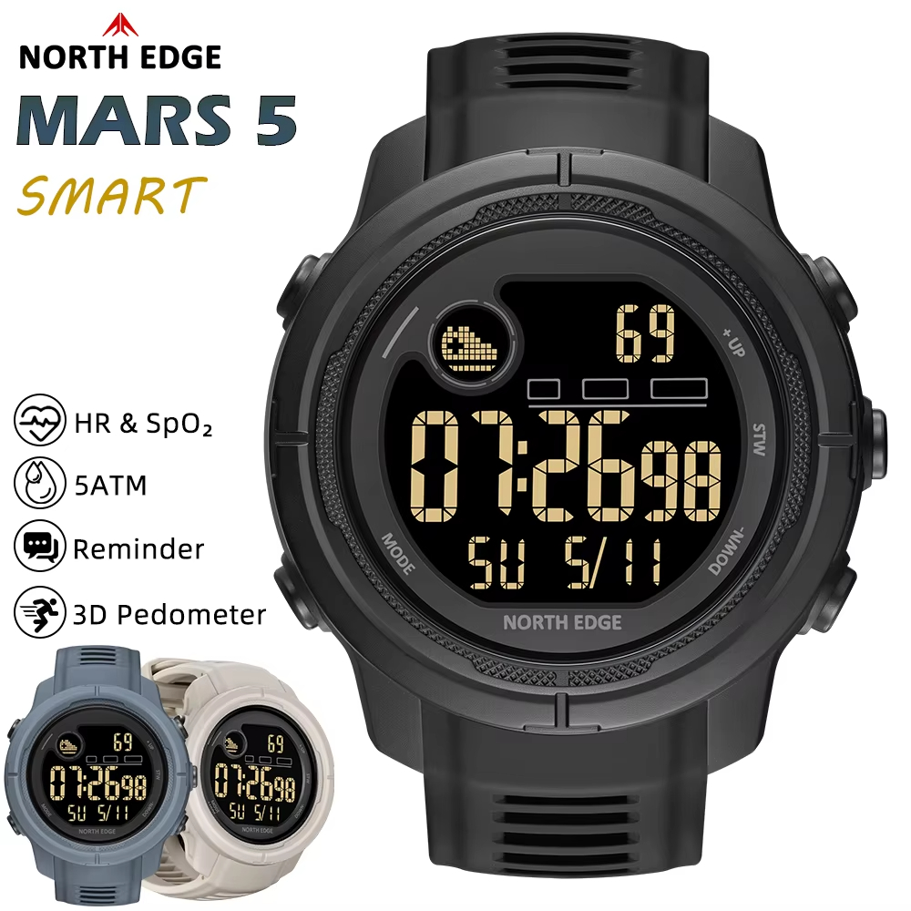 Smartwatch New Watches For Women - NORTH EDGE NEW MARS 5 남성용