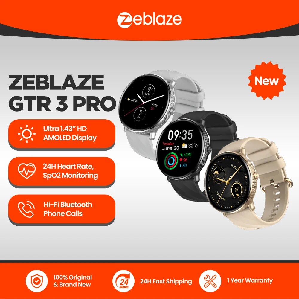 Smartwatch Angelo Watches - Zeblaze GTR 3 Pro 음성 통화