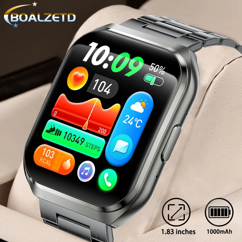 Smartwatch Watches Gift For Men - AMOLED 2026 HD 3D 곡면 스크린