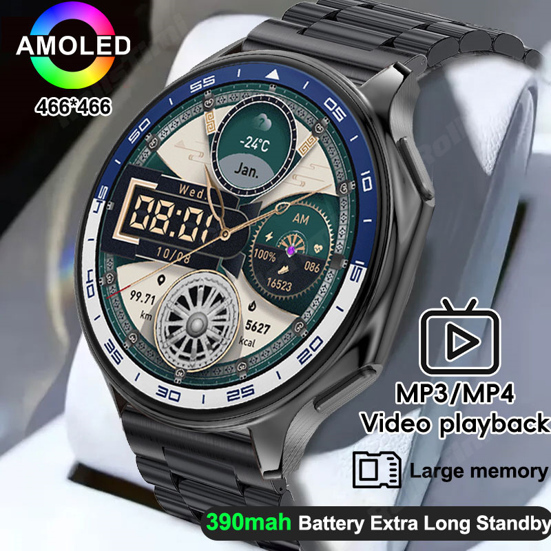 Smartwatch Oppo Watch - 1.43 AMOLED 스마트 시계 3D 서라운드