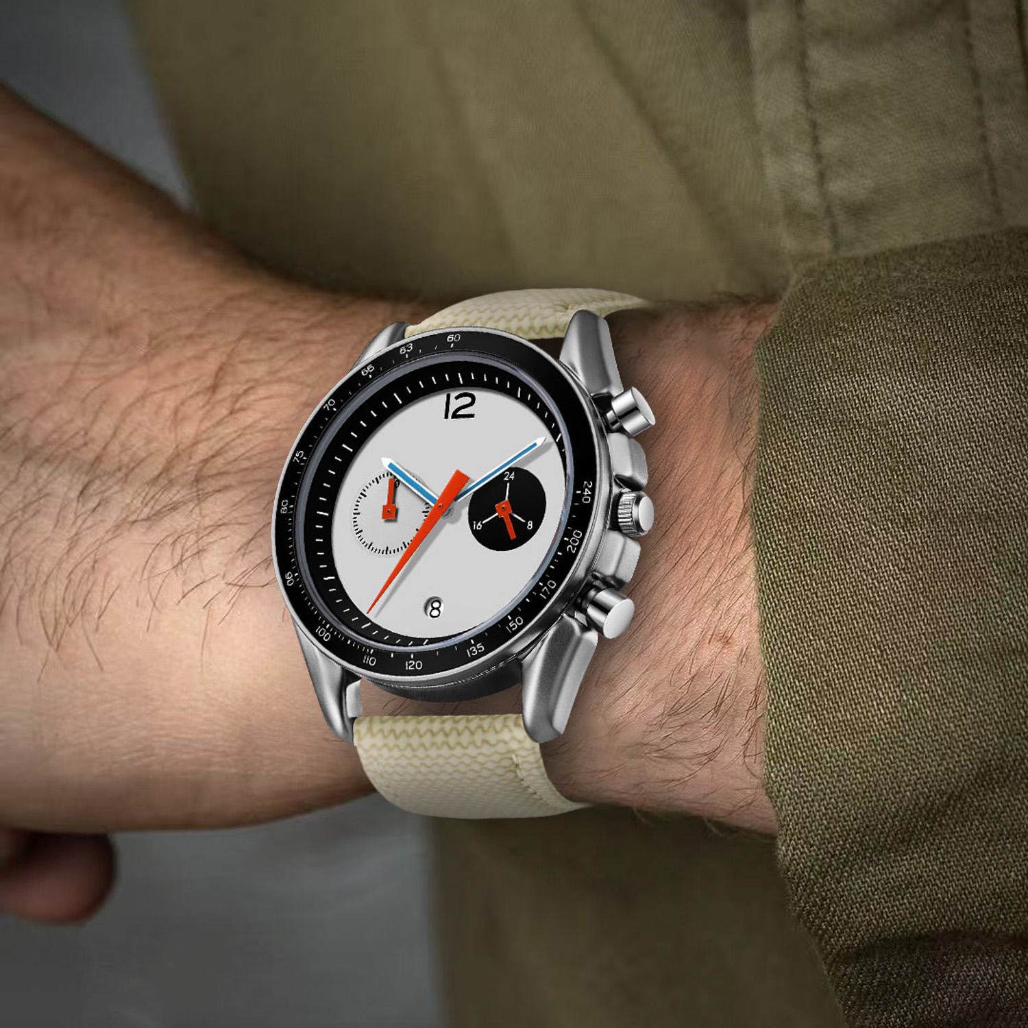 Smartwatch Watches Gift For Men - CILOA 빈티지 레이싱 크로노그래프 남성용 시계