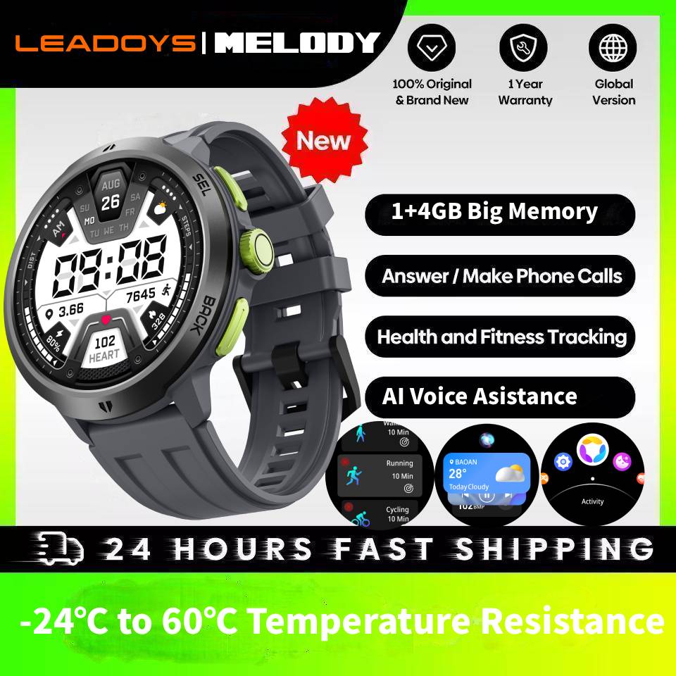 Smartwatch Watches Gift For Men - LEADOYS C33 스마트 워치 대용량 메모리