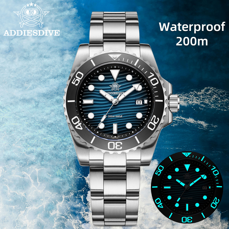 Smartwatch Vintage Watches For Men - ADDIESDIVE 심플 쿼츠 시계 3D 사막