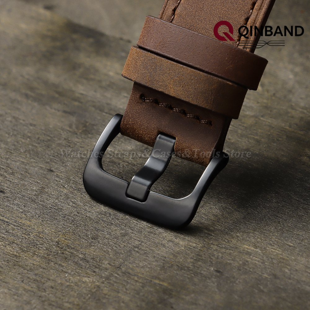 빈티지 통기성 가죽 시계 밴드 18mm 20mm 22m - Smartwatch Vintage Watches For Men 리뷰 및 가격