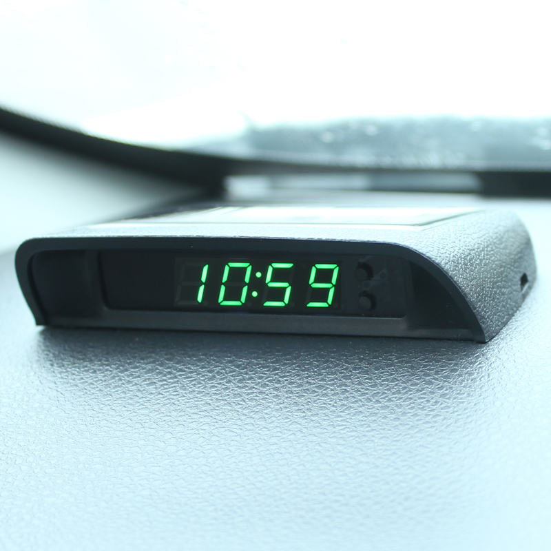 태양광 자동차 시계, 온도계, 날짜, 주, 사이클 디스 - Solar Powered Watch 리뷰 및 가격