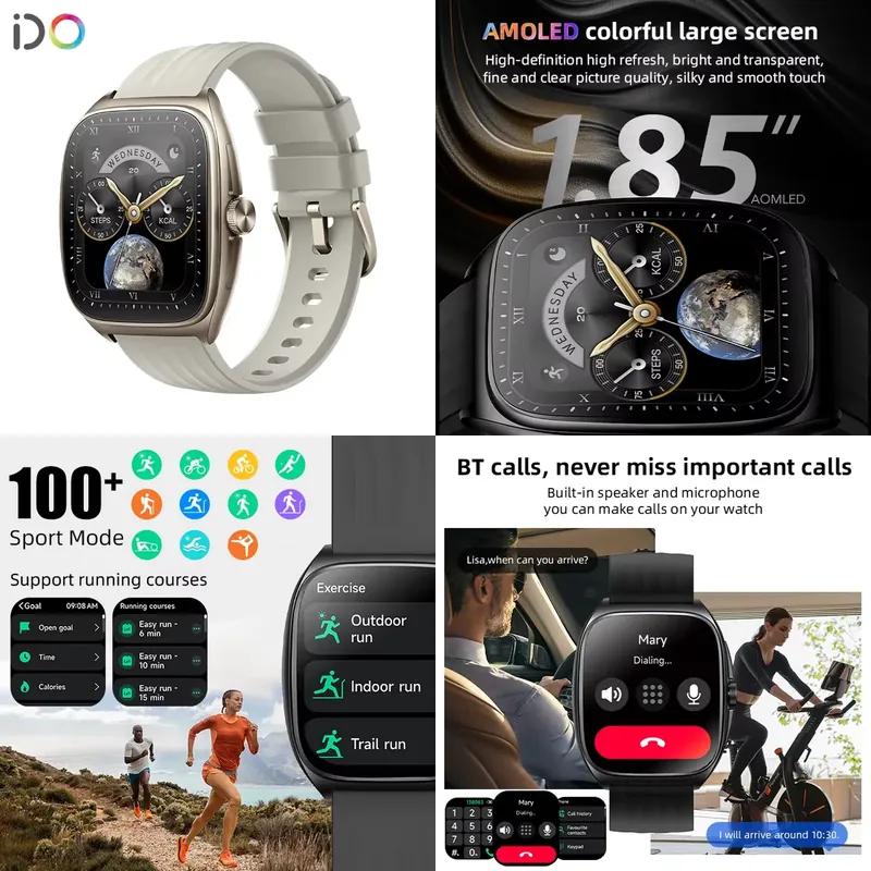 2025 패션 남성 스마트워치 제조업체 1.85인치 A - Smartwatch Watches For Men 리뷰 및 가격