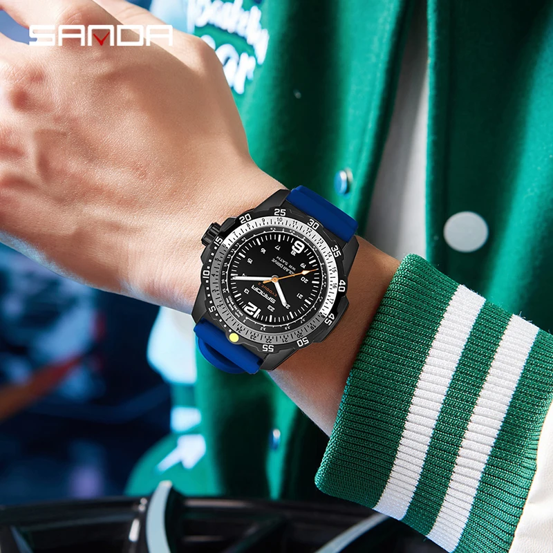SANDA 럭셔리 뉴 남성용 태양열 시계 쿼츠 루미너스 - Solar Powered Watch 리뷰 및 가격