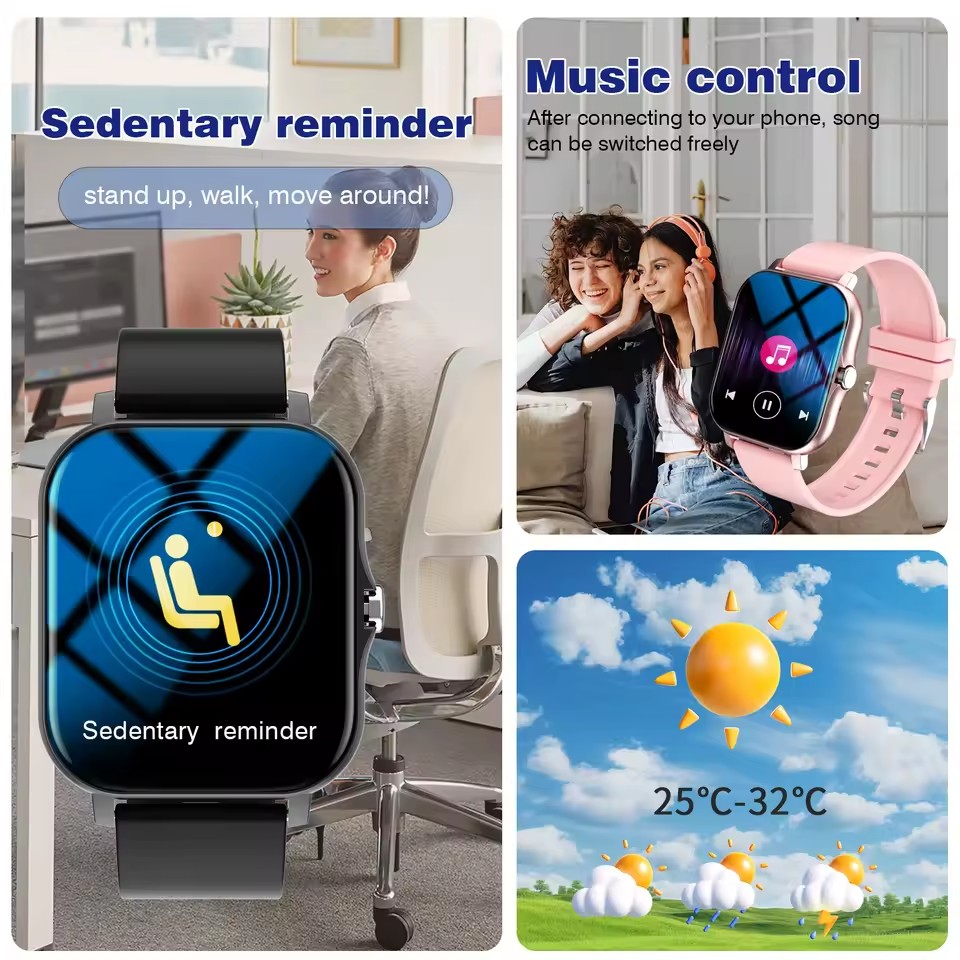 2026 야외 스포츠 스마트 시계 여성 남성 심박수 혈 - Smartwatch Watches Wallpaper 리뷰 및 가격