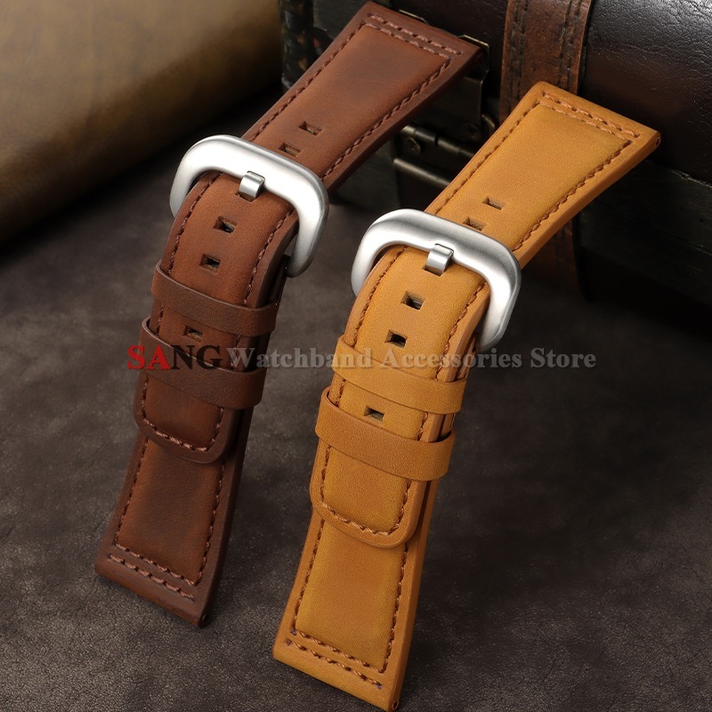 28mm 빈티지 가죽 시계줄 송아지 가죽 시계 팔찌 스 - Watches Rolex Smartwatch 리뷰 및 가격