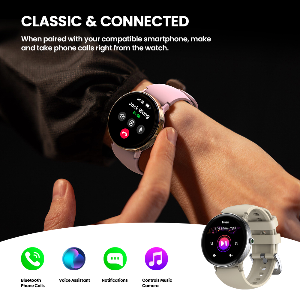 새로운 2025 Zeblaze LILY 2 음성 호출  - Smartwatch Angelo Watches 리뷰 및 가격
