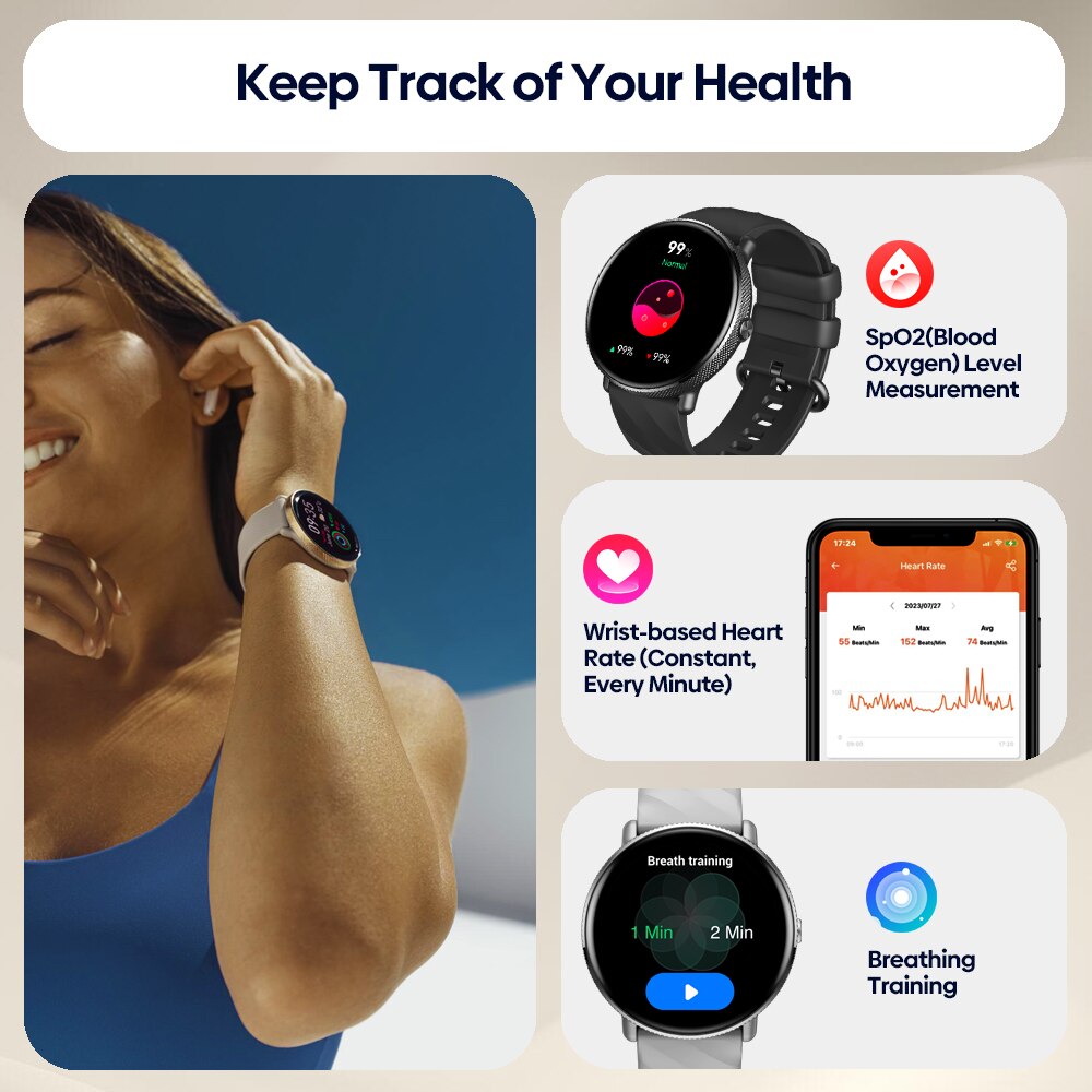 Zeblaze GTR 3 Pro 음성 통화 스마트 워치 - Smartwatch Angelo Watches 리뷰 및 가격