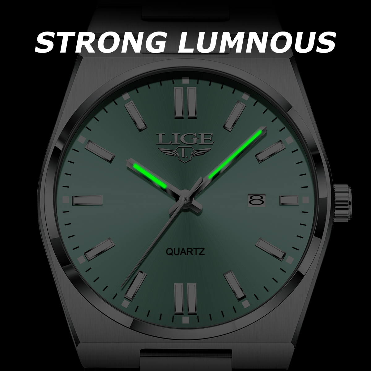 LIGE 명품 브랜드 남성 시계 학생 패션 캐주얼 풀  - Smartwatch Vintage Watches For Men 리뷰 및 가격