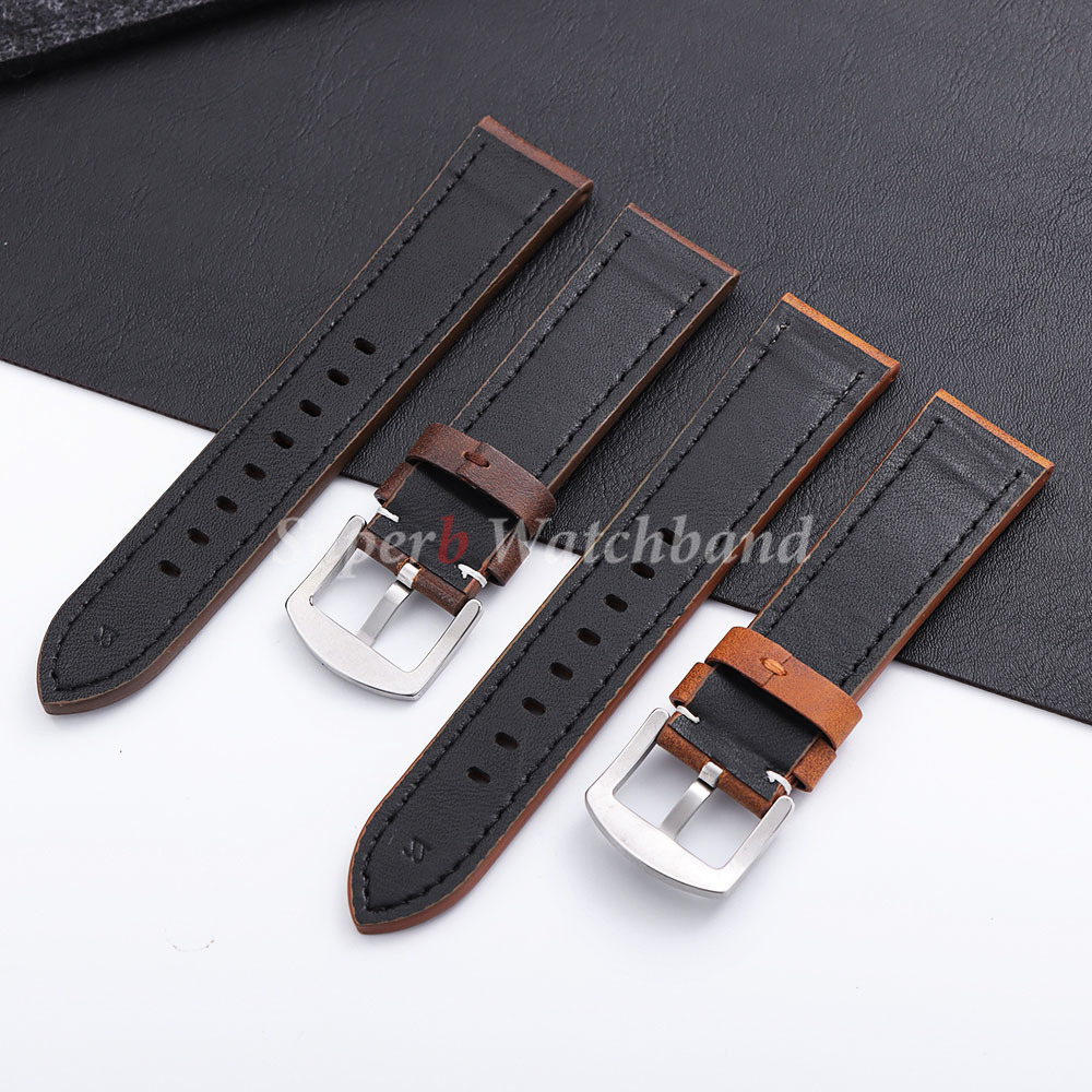 20mm 22mm PU 무광 가죽 시계줄 오메가 세이코 - Smartwatch Vintage Watches For Men 리뷰 및 가격