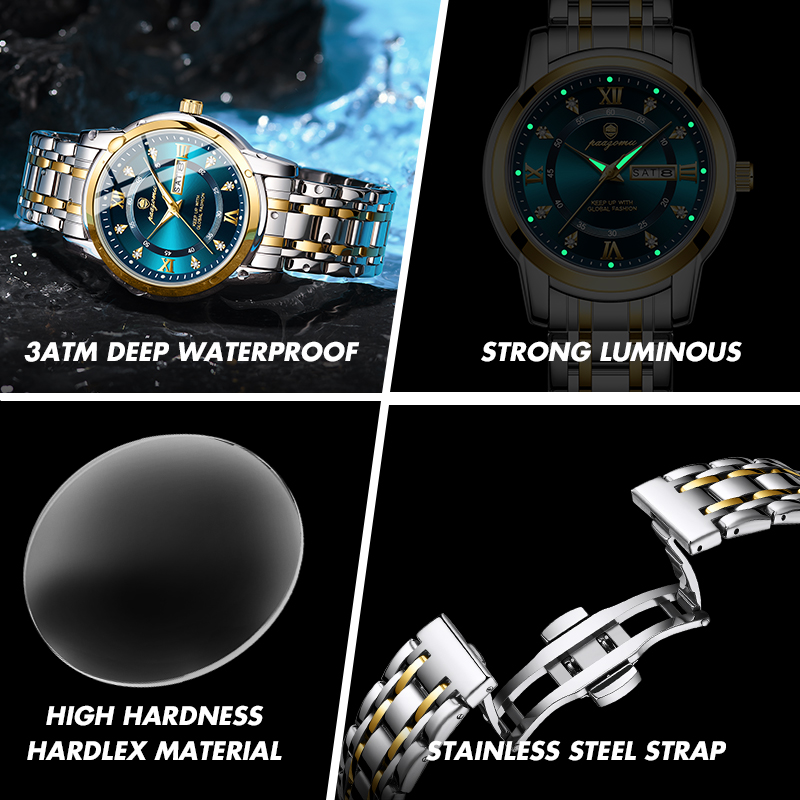 PAAZOMU 시계 남성 여성 다이아몬드 비즈니스 드레 - Smartwatch Watches For Women Smart 리뷰 및 가격