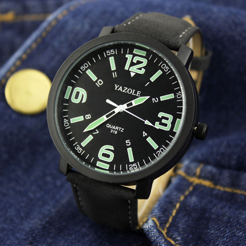 YAZOLE 남성용 야광 시계, 캐주얼 스포츠 시계,  - Solar Powered Watch 리뷰 및 가격