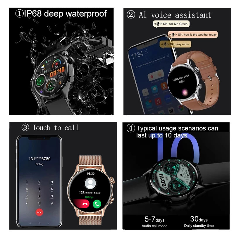 2026년 신형 스마트워치 여성용 AMOLED HD 화 - Smartwatch Angelo Watches 리뷰 및 가격