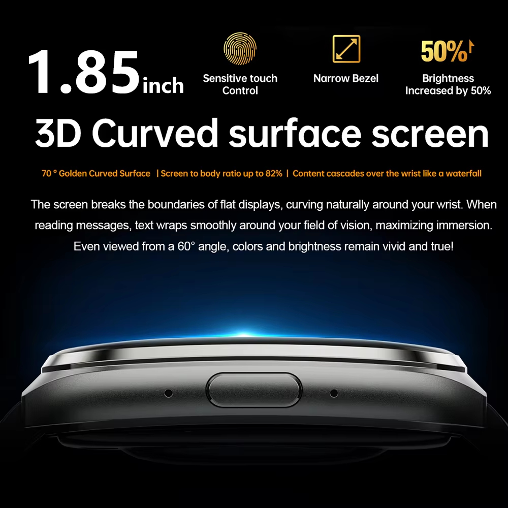 AMOLED 2026 HD 3D 곡면 스크린 신형 10 - Smartwatch Watches Gift For Men 리뷰 및 가격