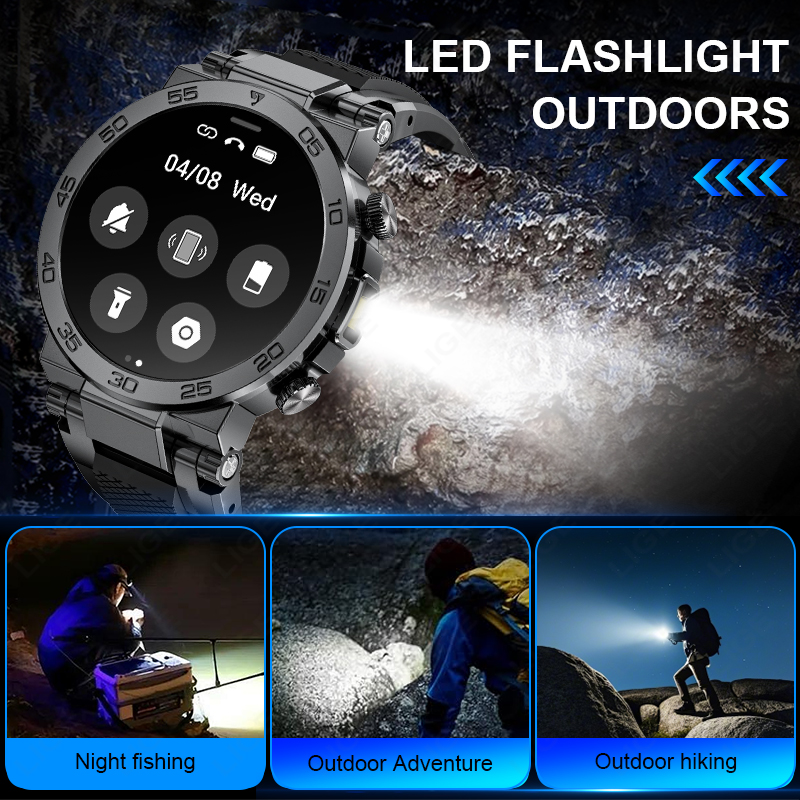 LIGE 사용자 정의 배경 화면 스마트 시계 남자 야외 - Smartwatch Watches Wallpaper 리뷰 및 가격
