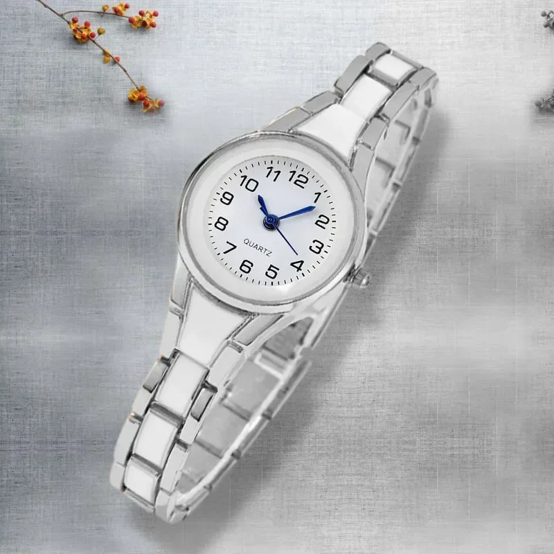 여성용 디지털 손목시계, 블루 니들 다이아몬드, 모조  - Luxury Ceramic Watch 리뷰 및 가격