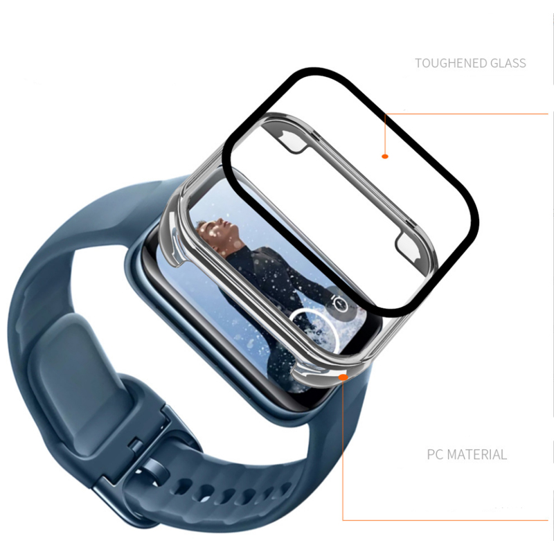 하드 에지 전체 화면 유리 보호 필름 케이스 쉘 프레임 - Smartwatch Oppo Watch 리뷰 및 가격