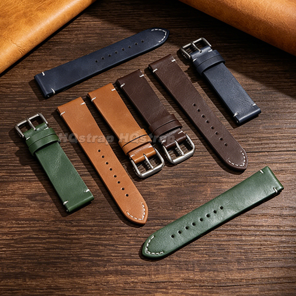 오일 왁스 가죽 시계 스트랩 18mm 20mm 22mm - Watches Rolex Smartwatch 리뷰 및 가격