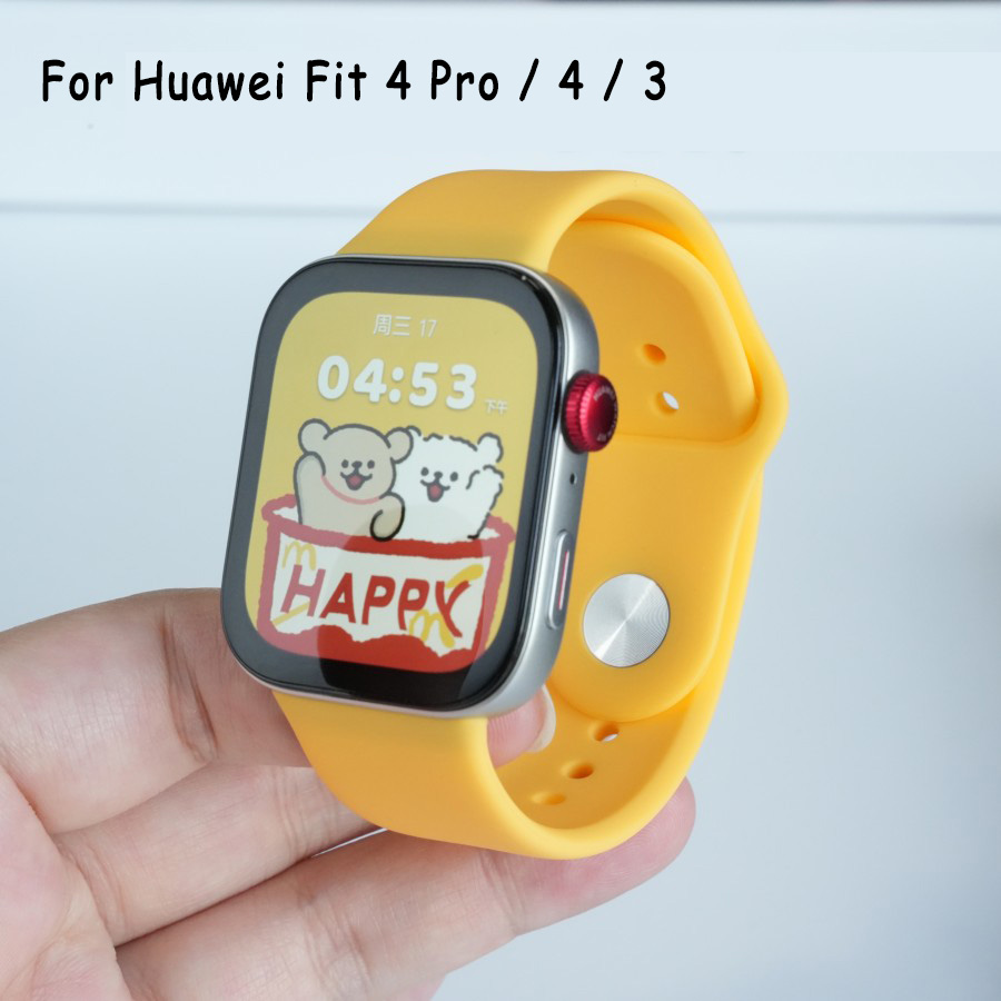 화웨이 워치 핏 4 프로 핏4 핏 3용 실리콘 스트랩  - Huawei Smartwatch Watch Fit 리뷰 및 가격