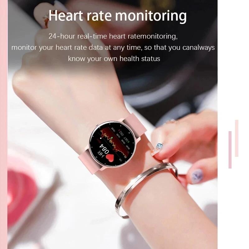 LIGE 방수 여성 스마트 밴드 시계 실시간 날씨 예보 - Smartwatch Angelo Watches 리뷰 및 가격
