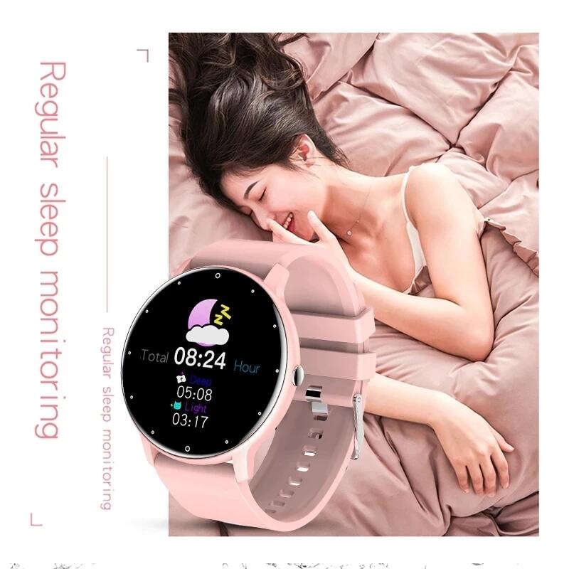 LIGE 방수 여성 스마트 밴드 시계 실시간 날씨 예보 - Smartwatch Angelo Watches 리뷰 및 가격