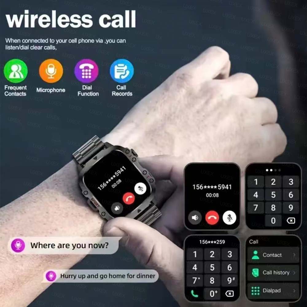 2026년형 새로운 스마트워치 LED 라이트 무선 통화 - Smartwatch Watches Wallpaper 리뷰 및 가격