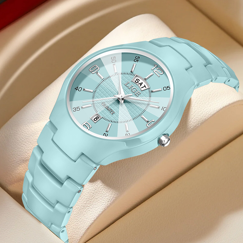 LIGE 럭셔리 우아한 쿼츠 여성 시계 패션 세라믹 작 - Luxury Ceramic Watch 리뷰 및 가격