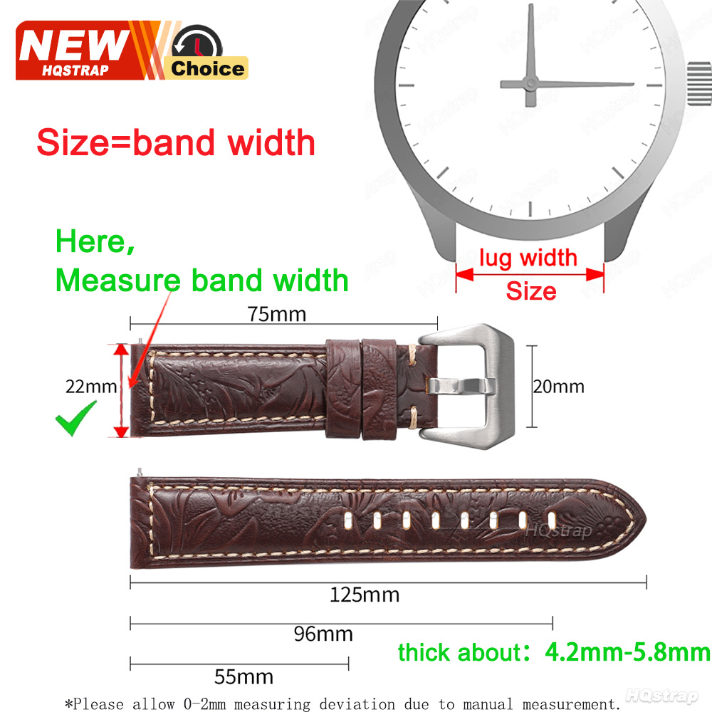 새로운 인쇄 스타일 오일 왁스 시계 밴드 20/22/2 - Watches Rolex Smartwatch 리뷰 및 가격