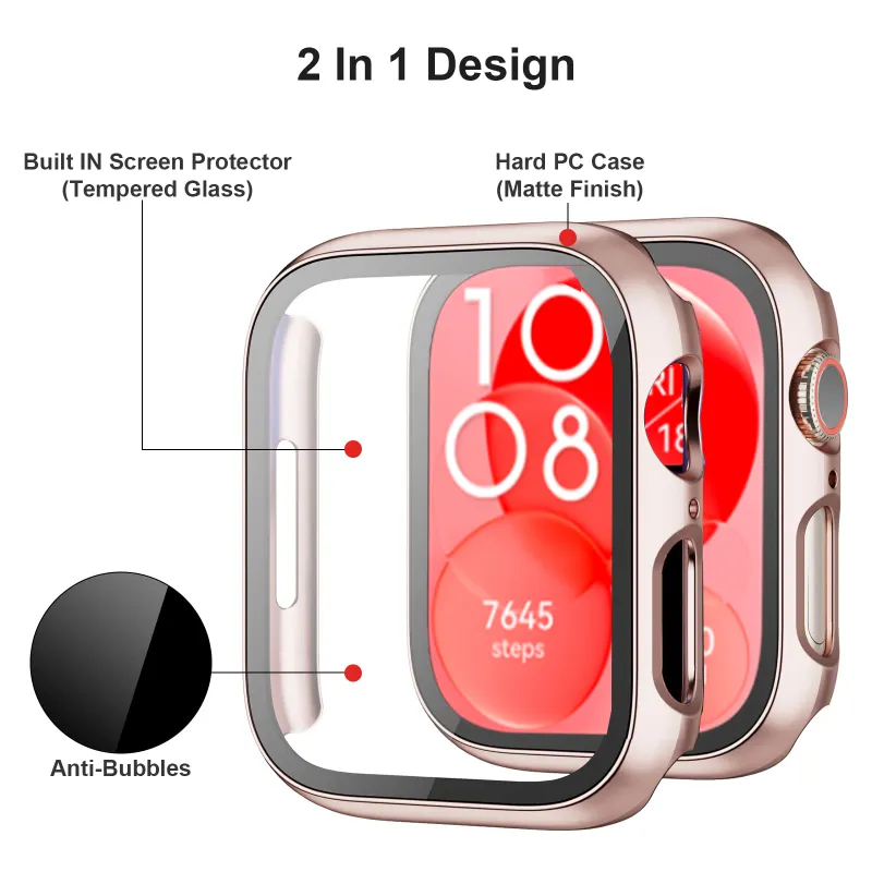 화웨이 워치용 유리 및 PC 케이스, 올 어라운드 프레 - Huawei Smartwatch Watch Fit 리뷰 및 가격