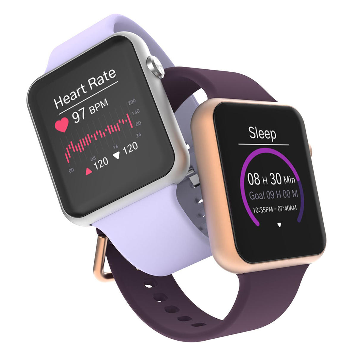 남녀공용 핀티크 스마트워치, 1.52인치/1.83인치  - Smartwatch Purple Watches For Women 리뷰 및 가격