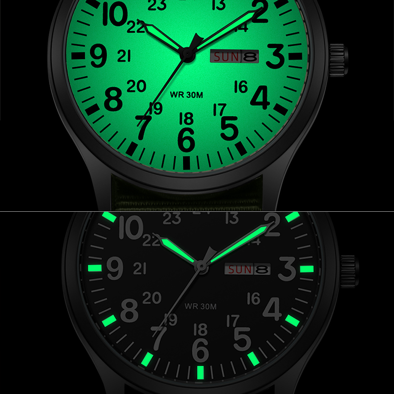 2024 TPW 필드 시계 읽기 쉬운 패브릭 스트랩 2 - Solar Powered Watch 리뷰 및 가격