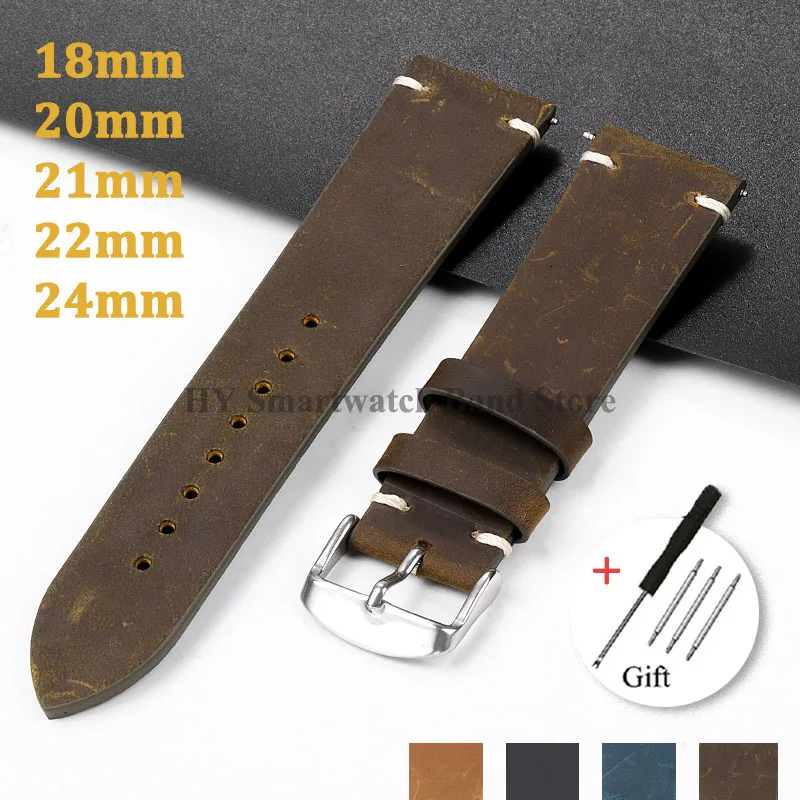 18mm 20mm 21mm 22mm 24mm 빈티지 쇠 - Smartwatch Vintage Watches For Men 리뷰 및 가격