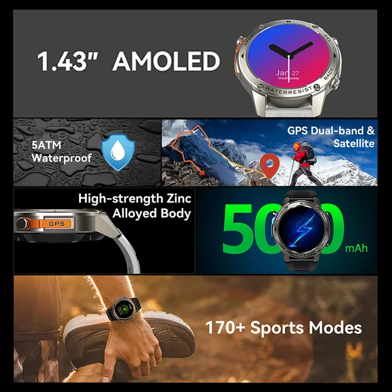 럭셔리 Smartwatches 남성 피트니스 추적 야외 - Smartwatch Watches Wallpaper 리뷰 및 가격