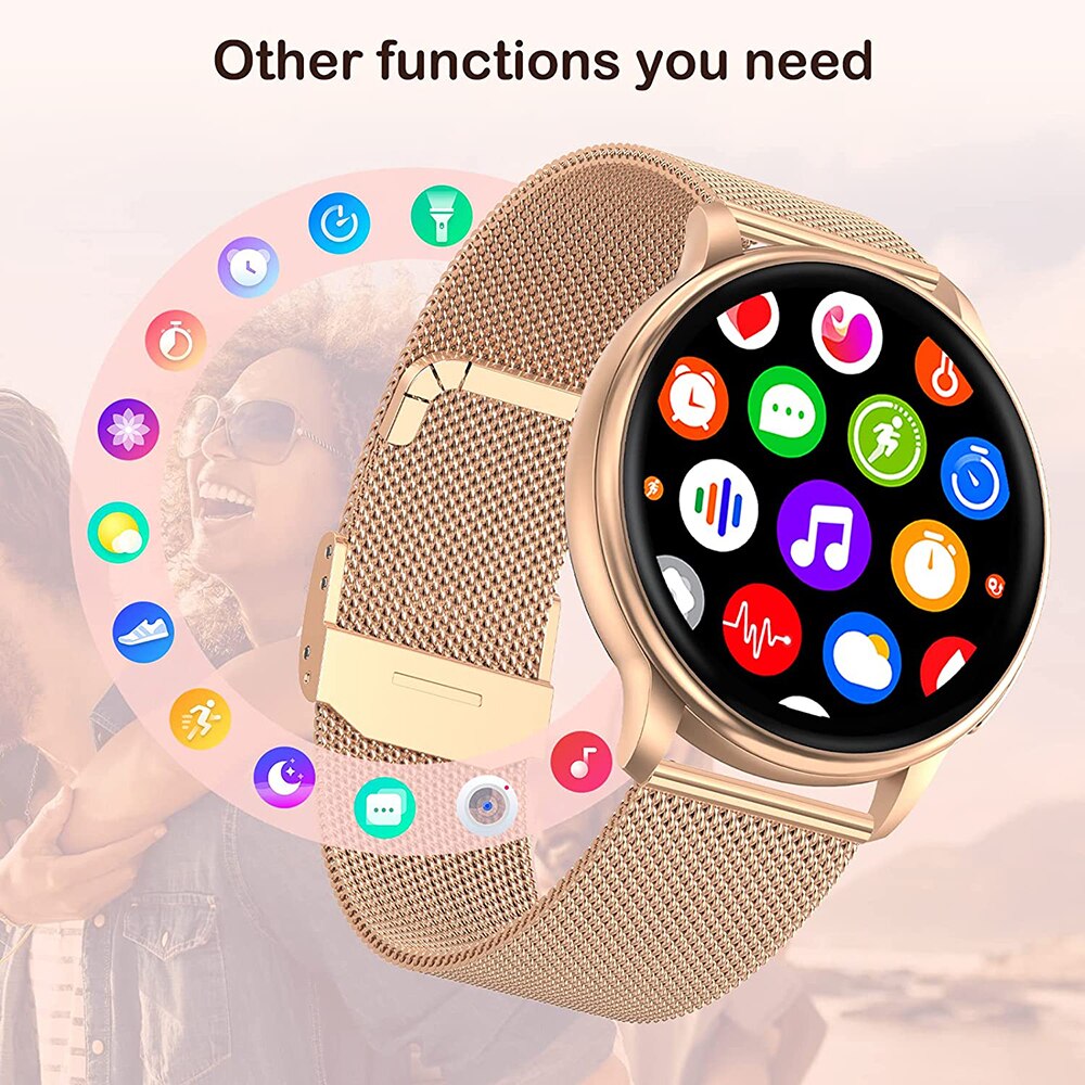 MEVADEN 1.32인치 여성 패션 스마트워치 블루투 - Smartwatch Angelo Watches 리뷰 및 가격