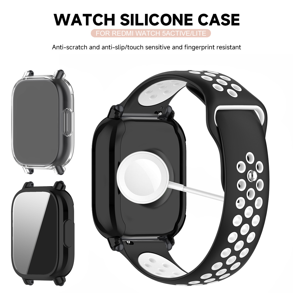 레드미 워치 5 액티브 밴드용 케이스+소프트 실리콘 스 - Watch Redmi 리뷰 및 가격