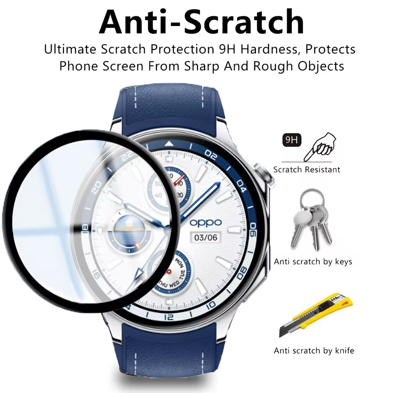 OPPO Watch X 용 화면 보호기 안티 스크래치  - Smartwatch Oppo Watch 리뷰 및 가격