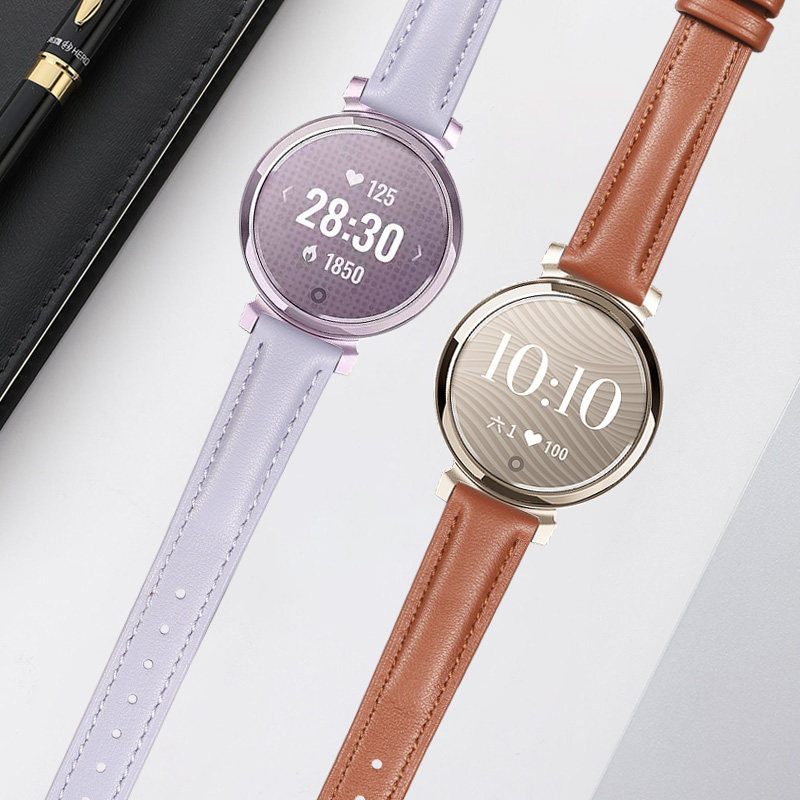 Garmin Lily2 정품 가죽 시계 밴드 스마트워치 - Smartwatch Purple Watches For Women 리뷰 및 가격