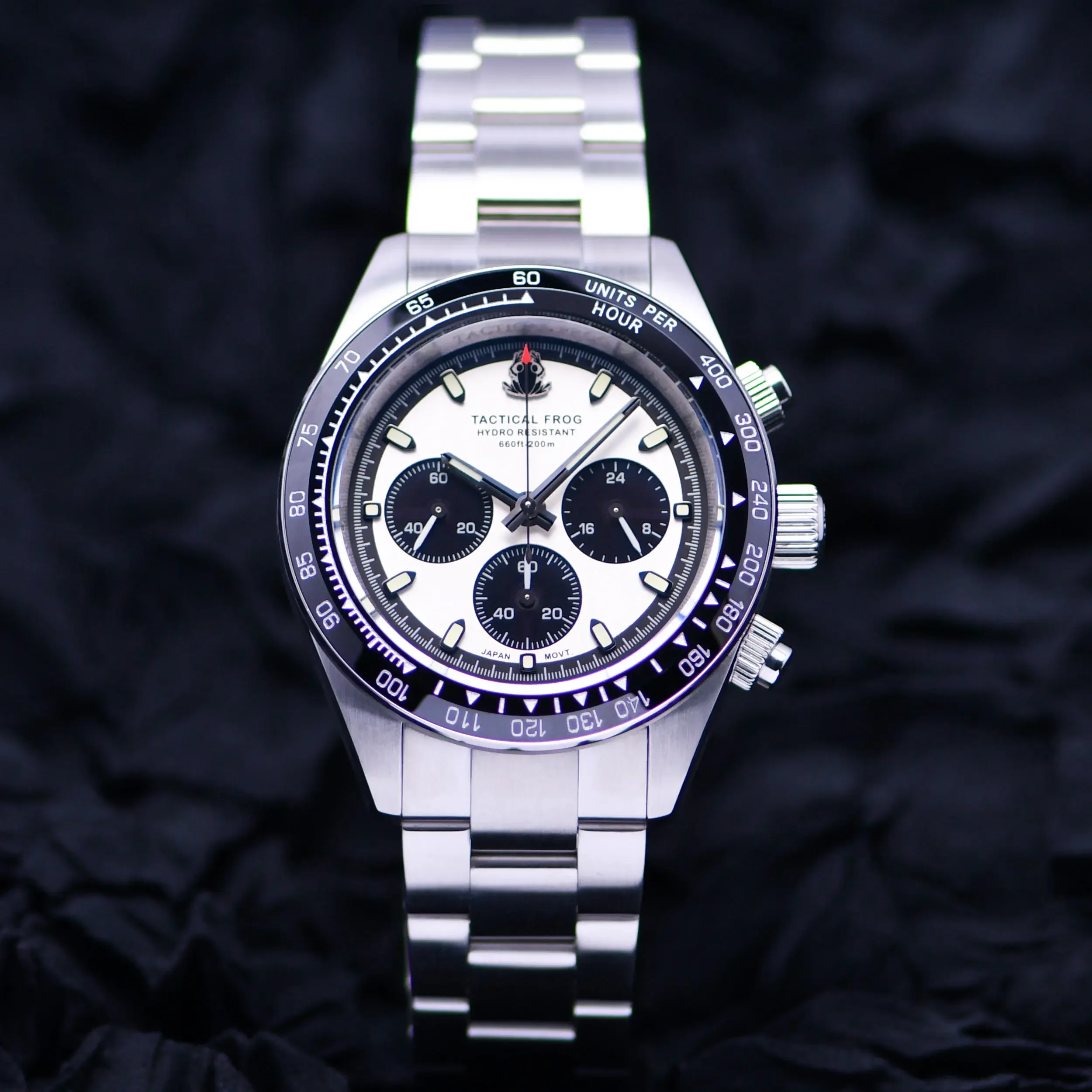 전술 개구리 41mm 남자 타이밍 시계 VS75 태양  - Solar Powered Watch 리뷰 및 가격