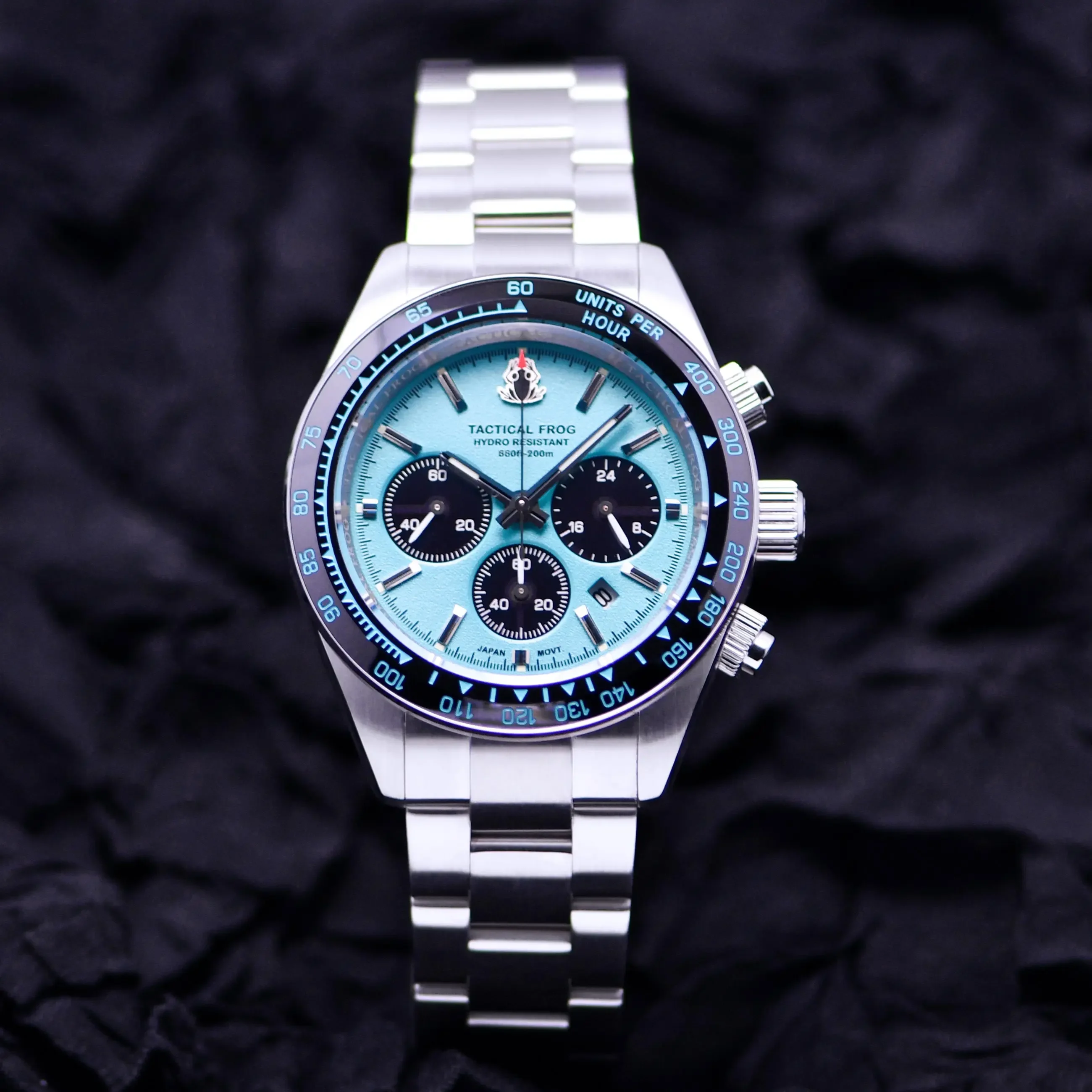 전술 개구리 41mm 남자 타이밍 시계 VS75 태양  - Solar Powered Watch 리뷰 및 가격