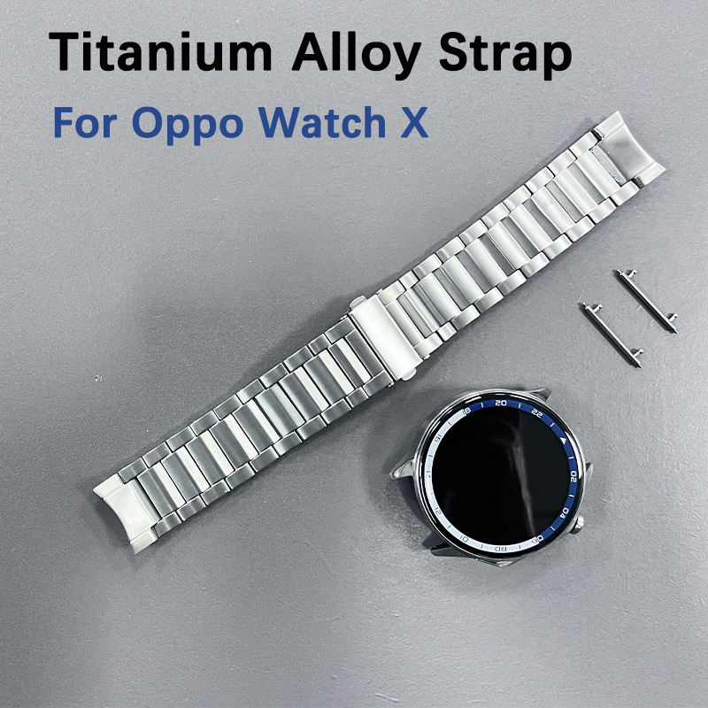 OPPO Watch X X2용 틈이 없는 티타늄 합금  - Smartwatch Oppo Watch 리뷰 및 가격