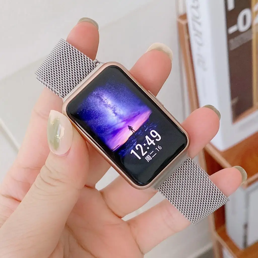 화웨이 워치용 밀라노 밴드, 스마트 마그네틱 루프, 스 - Huawei Smartwatch Watch Fit 리뷰 및 가격