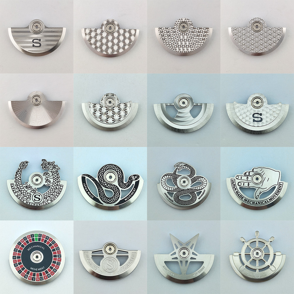 30가지 스타일의 은빛 NH35 진동 웨이트 로터 고품 - Watch Movement Rotor 리뷰 및 가격