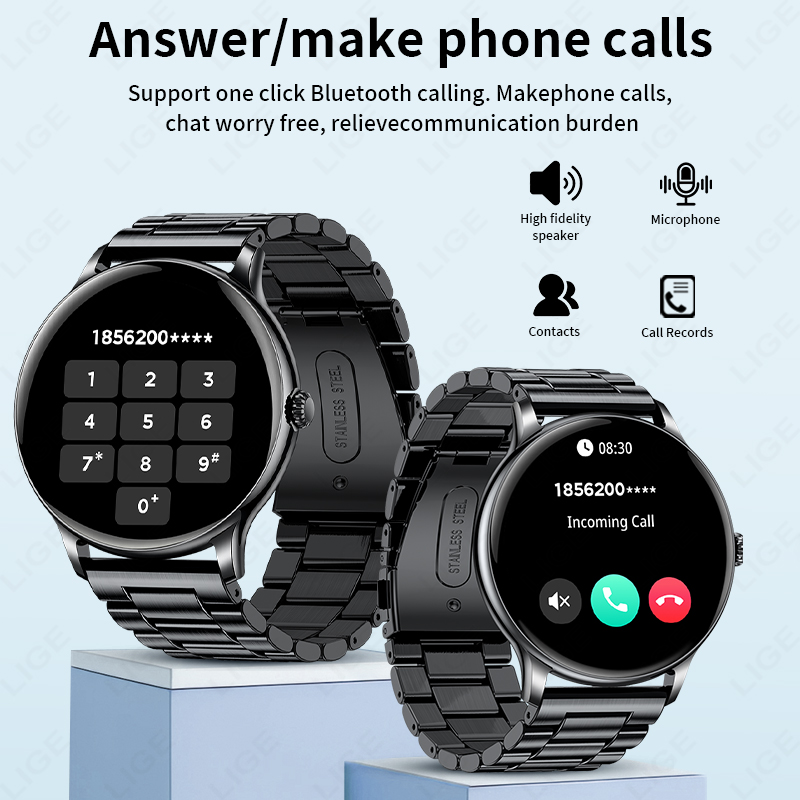 LIGE 2026 새로운 스마트워치 남성용 1.38인치 - Smartwatch Angelo Watches 리뷰 및 가격