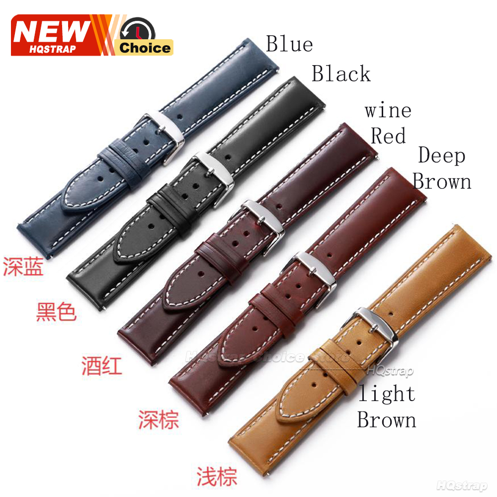 새로운 오일 왁스 스트랩 16mm 18mm 20mm 2 - Watches Rolex Smartwatch 리뷰 및 가격