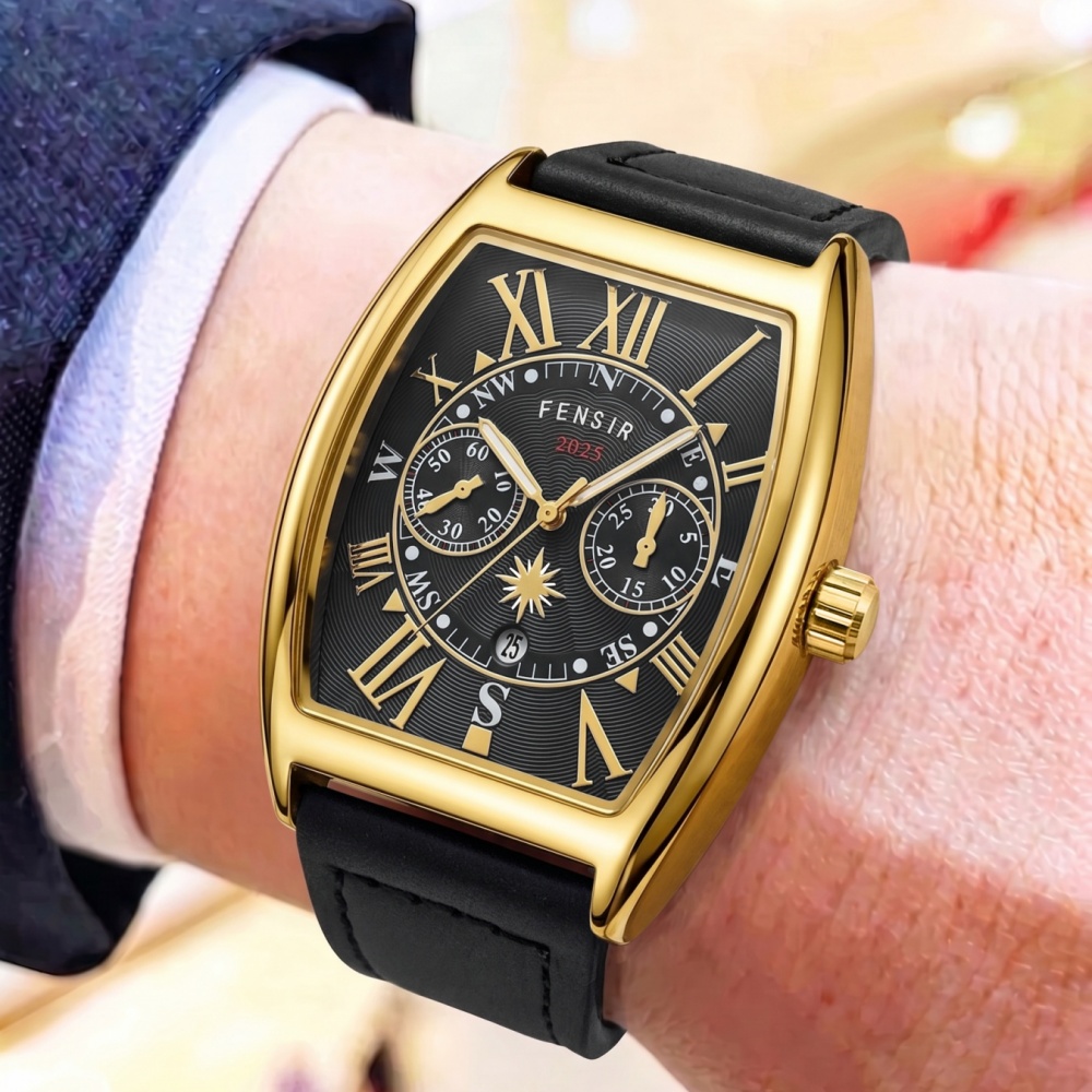 배럴형 쿼츠 무브먼트, 빈티지 로마 숫자 다이얼, 방수 - Smartwatch Vintage Watches For Men 리뷰 및 가격